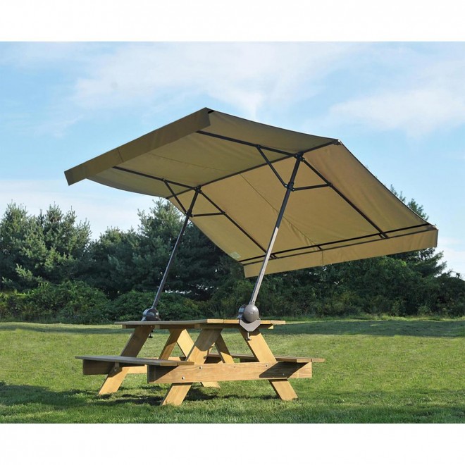 7 ft. W x 10 ft. H Tilt-Mount, Quick-Clamp Canopy with Pop-Up Frame, High-Impact Connectors, and Mildew-Resistant Fabric