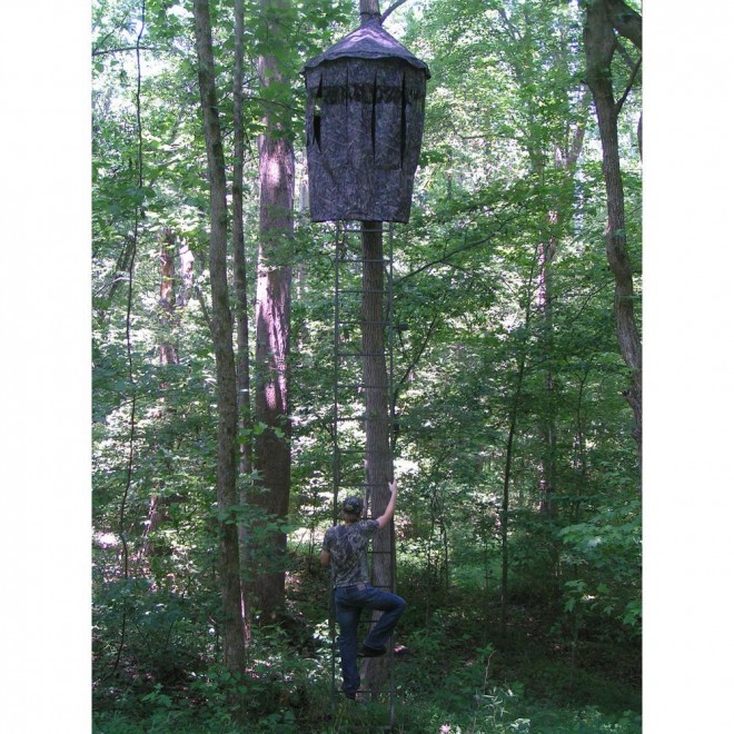 Bow Master RealTree Hunting Concealment Blind with TM100 Tree Mount