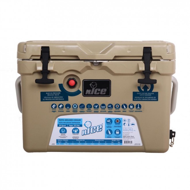 20 qt. Beige Cooler