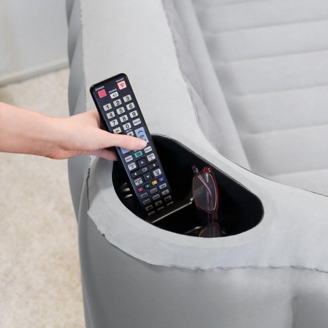 Fullsp Wingback Tritech Inflatable Queen Airbed with Backrest and Pump