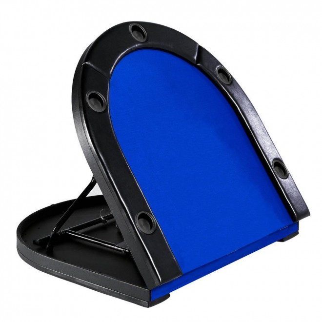 Texas Holdem Poker Table for 10 Players with Padded Rails and Cup Holders