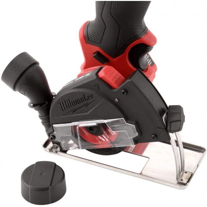 Milwaukee M12 2522-21XCH FUEL 12-Volt 3 in. Lithium-Ion Brushless Cordless Cut Off Saw Kit with One 4.0 Ah Battery, Charger, Blades, Dust Shoe and Bag