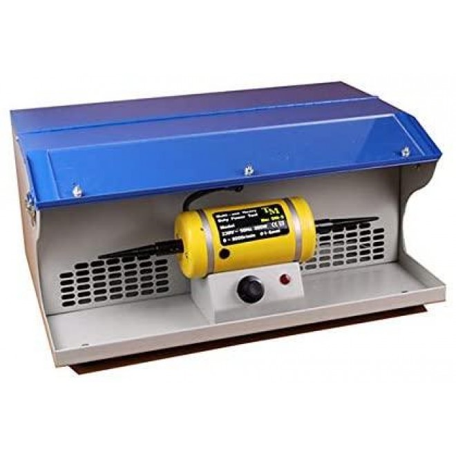 Polishing Buffing Machine With Dust Collector Bench Jewelry Polisher Multi-Use Heavy Duty Power Tool 8000RPM