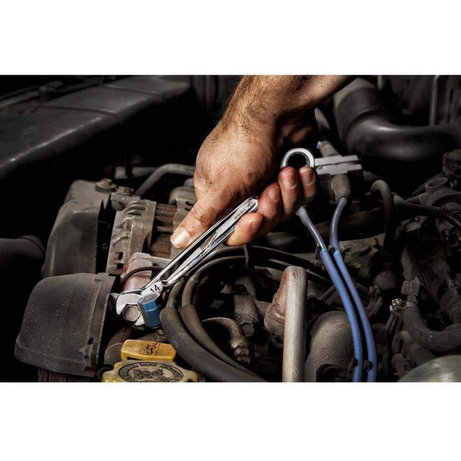 Milwaukee Electric Tools MLW48-22-9416 Ratcheting Combination Wrench Set - SAE