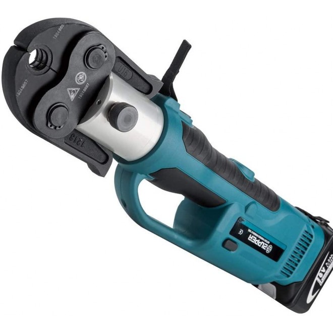 Zupper PZ-1550 Battery Crimping Tool professional compression pressing tool pipe press