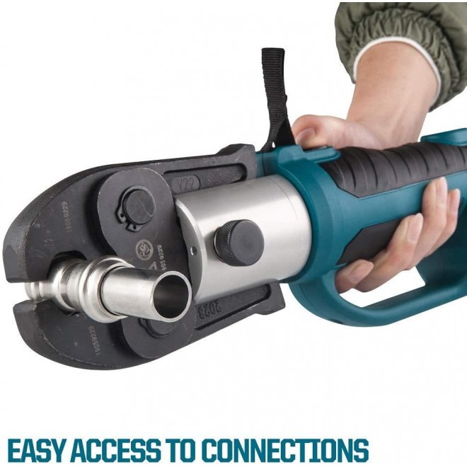 Zupper PZ-1550 Battery Crimping Tool professional compression pressing tool pipe press