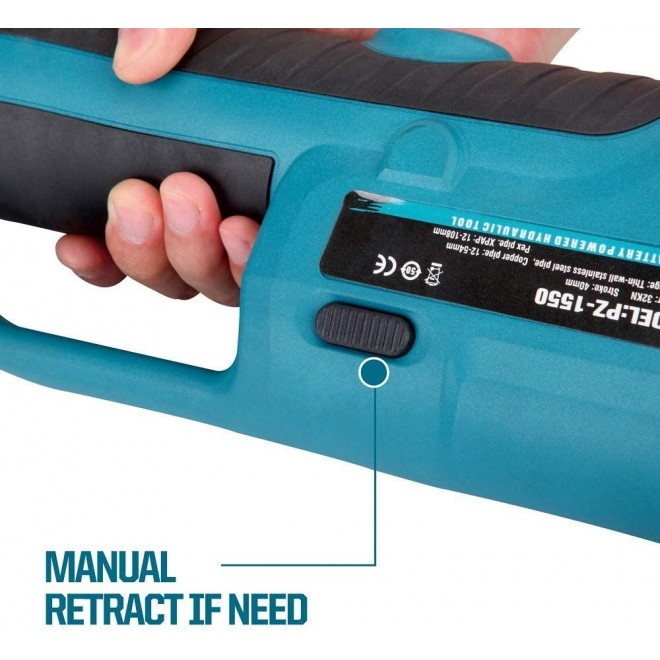 Zupper PZ-1550 Battery Crimping Tool professional compression pressing tool pipe press