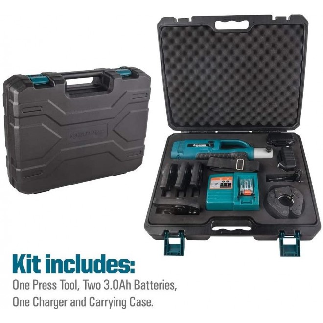 Zupper PZ-1550 Battery Crimping Tool professional compression pressing tool pipe press