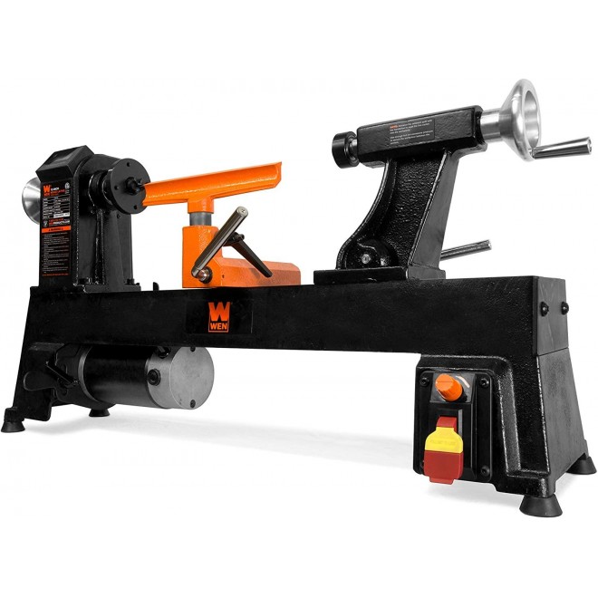 WEN 34018 12-Inch by 18-Inch Variable Speed Cast Iron Wood Lathe