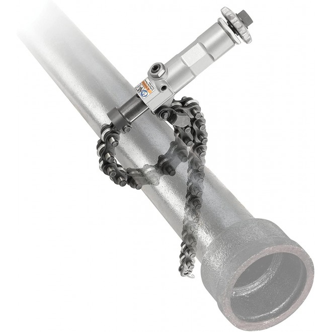 RIDGID 42878 Model 238-P Powered Soil Pipe Cutter, 8-inch Chain Pipe Cutter