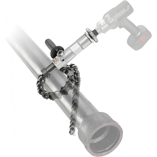 RIDGID 42878 Model 238-P Powered Soil Pipe Cutter, 8-inch Chain Pipe Cutter