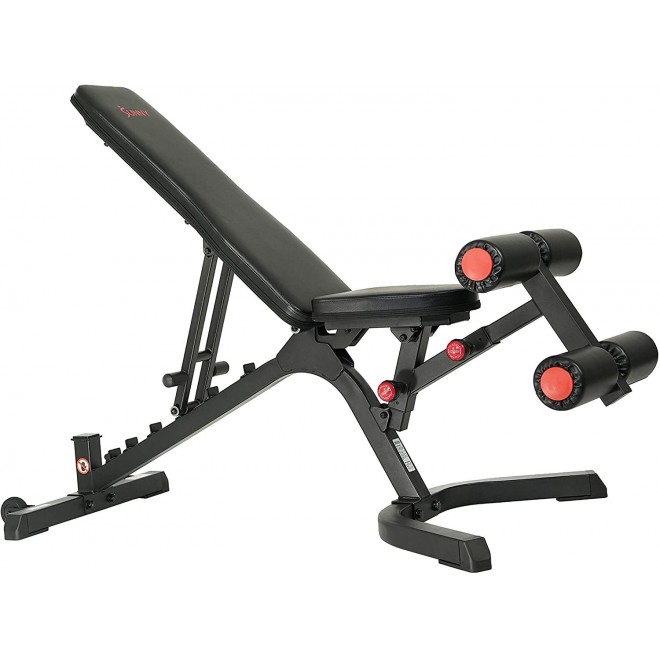 Sunny Health & Fitness Adjustable Power Zone Utility Heavy Duty Weight Bench