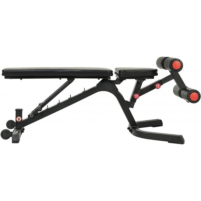 Sunny Health & Fitness Adjustable Power Zone Utility Heavy Duty Weight Bench