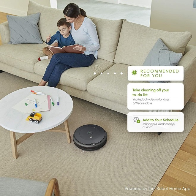 iRobot Roomba 692 Robot Vacuum-Wi-Fi Connectivity, Personalized Cleaning Recommendations, Works with Alexa, Good for Pet Hair, Carpets, Hard Floors, Self-Charging