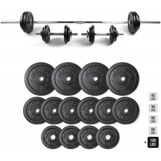 RitFit Adjustable Dumbbells Set, Fitness Free Weights 40, 50, 60, 80, 100 lbs with Connector Options for Men and Women Home Gym Workout Bodybuilding Training