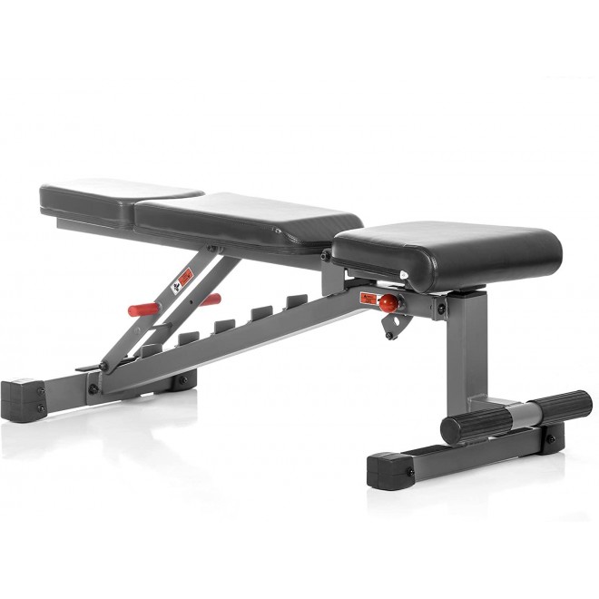 XMark 7630 Adjustable Weight Bench, Heavy Duty 75 lb Flat Incline Decline Bench, 1500 lb Weight Capacity, Workout Bench, Flat Incline Decline Bench, Full Body Workout Multi-Purpose, Dumbbell Bench