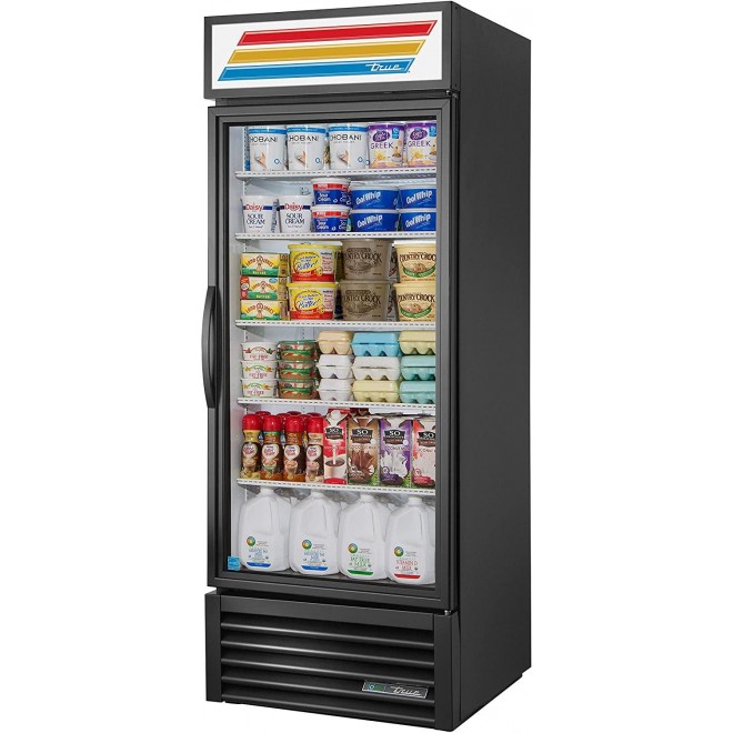 True GDM-26-HC~TSL01 True GDM-26-HC-TSL01 26 Cu. Ft. Glass Swing Door Merchandiser Refrigerator