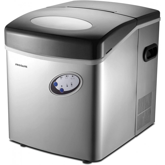 Frigidaire EFIC115 Extra Large Ice Maker, Stainless Steel, 48 lbs per day