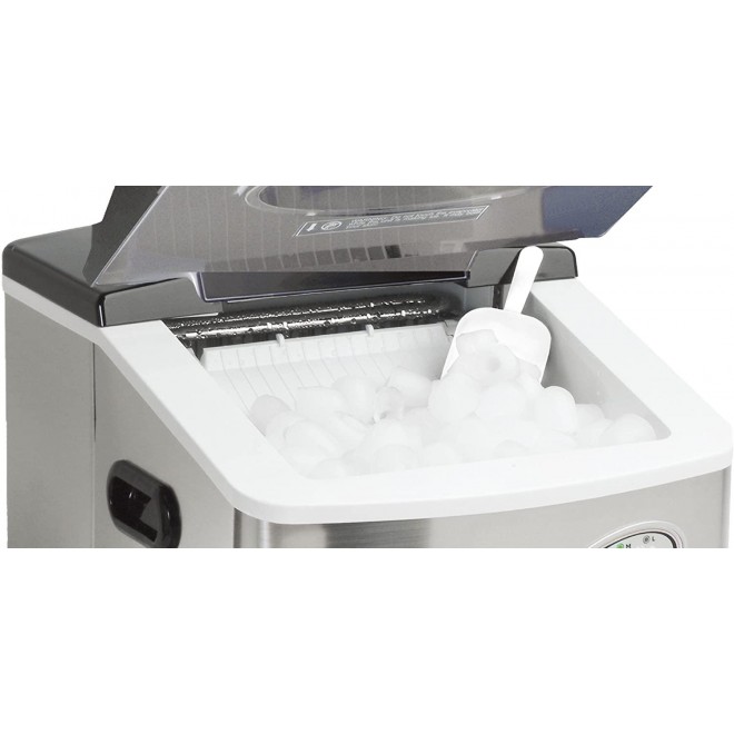 Frigidaire EFIC115 Extra Large Ice Maker, Stainless Steel, 48 lbs per day