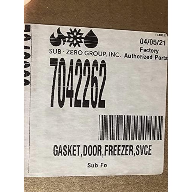 Sub Zero Freezer Door Gasket Models 550 650 7042262 | Original Sub Zero Part | Made in the USA | OEM Part | II