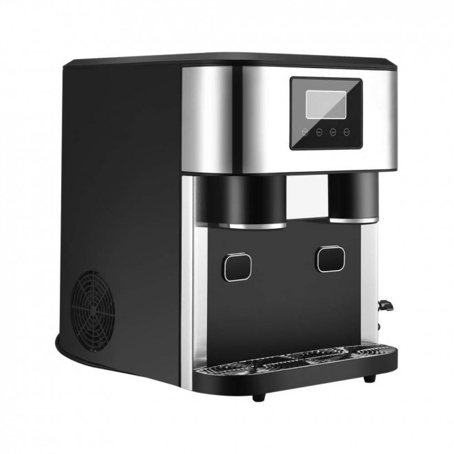 Ice Maker Machine, Compact Automatic Ice Maker, Ice Maker Machine for Countertop Small Ice, Produces 33 lbs. Ice in 24 Hours,16 Cubes Ready in 8~12 Minutes, Perfect for Home/Office/Bar