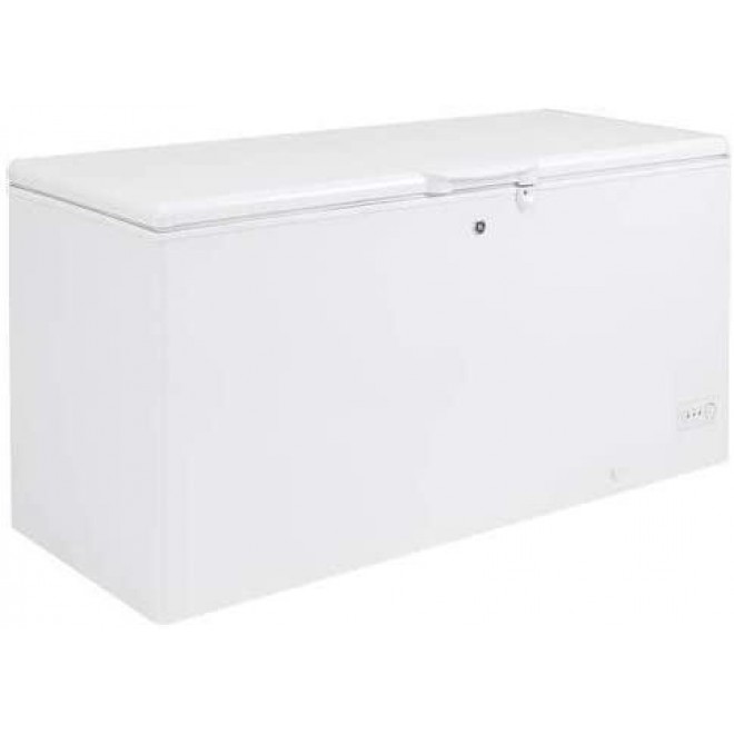 GE FCM16DLWW 65 Inch Freezer with 15.7 cu. ft. Capacity, White Door, Manual Defrost, Energy Star Certified, in White