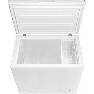 Smad Chest Freezer 7.0 Cubic Feet with Removable Basket Flip-up Lid Deep Freezer Adjustable Temperature, for Apartment Home Kitchen Grocery, White