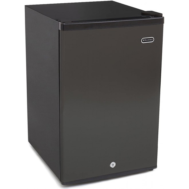 Whynter Black CUF-301BK 3.0 cu. ft. Energy Star Upright Freezer with Lock