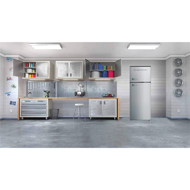 Frigidaire EFR751, 2 Door Apartment Size Refrigerator with Freezer, 7.2 cu ft, Platinum Series, Stainless Steel, 7.5