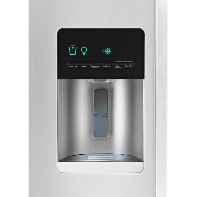 Kenmore 51783 Counter-Depth 20.6 Cubic Ft. Total Capacity Side Refrigerator, 21 cu, Stainless Steel