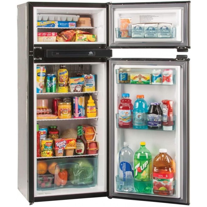 NORCOLD INC N4150AGR Compact 2-Door 5.3 CU. FT. Gas/Electric Refrigerator - Right Hand