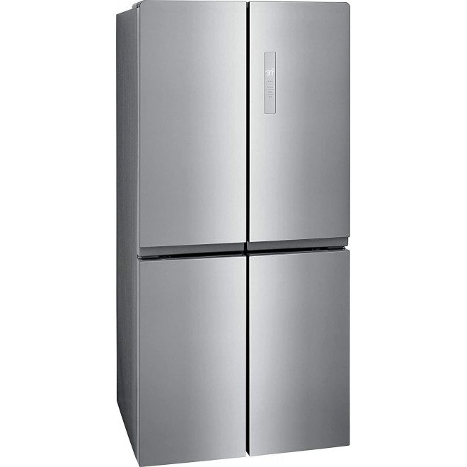Frigidaire 17.4 Cu. Ft. 4 Door Refrigerator in Brushed Steel with Adjustable Freezer Storage