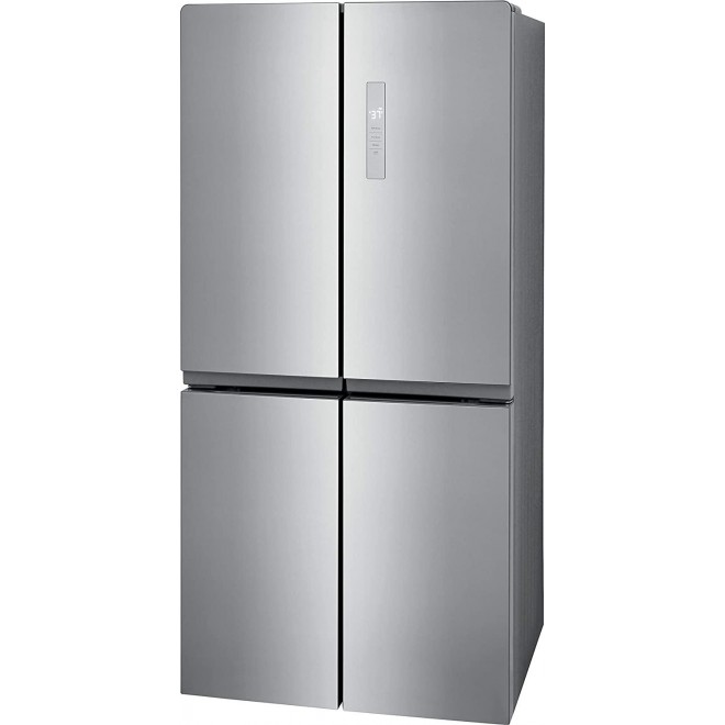Frigidaire 17.4 Cu. Ft. 4 Door Refrigerator in Brushed Steel with Adjustable Freezer Storage