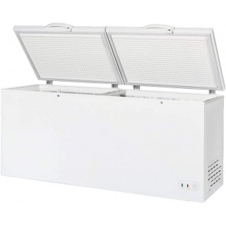 DUURA DCF30 Extra Large Commercial Sub Zero Chest Freezer with Split Top Double Locking Lids NSF Garage Ready, 30 Cubic Feet 850 Liter 76 Inches Wide, White