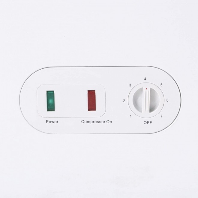 DUURA DCF30 Extra Large Commercial Sub Zero Chest Freezer with Split Top Double Locking Lids NSF Garage Ready, 30 Cubic Feet 850 Liter 76 Inches Wide, White