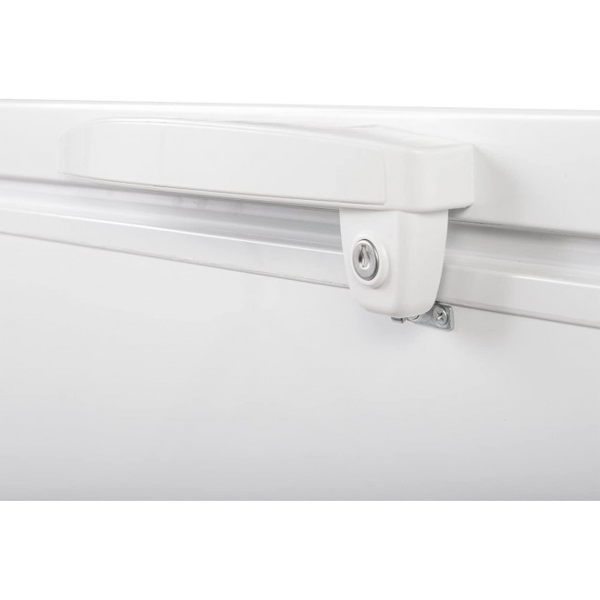 DUURA DCF30 Extra Large Commercial Sub Zero Chest Freezer with Split Top Double Locking Lids NSF Garage Ready, 30 Cubic Feet 850 Liter 76 Inches Wide, White