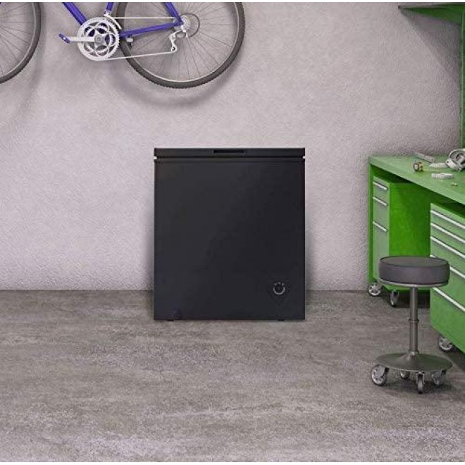 5cf Chest Freezer Deep 5 Cu Ft Compact Dorm Upright Apartment Home Food Storage Compact Space Saving Energy Efficient