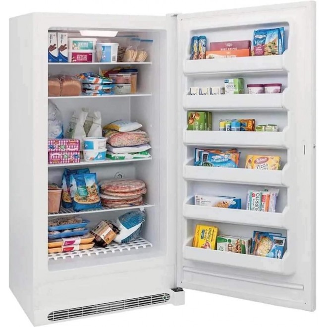 Frigidaire FFFU20F1UW 20 CF Upright Freezer Frost Free LED - White