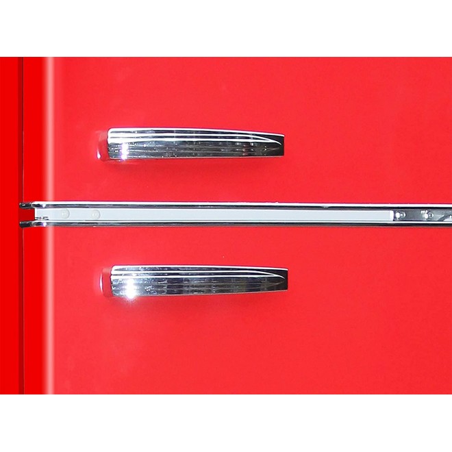 RCA RFR786-RED 2 Door Apartment Size Refrigerator with Freezer, 7.5 cu. ft, Retro Red