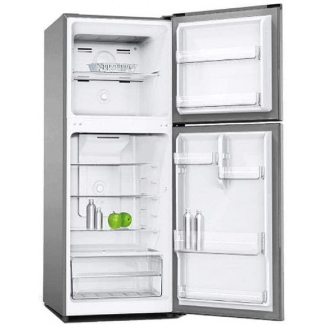 Premium 7.1 Cu. ft. Frost Free Top Freezer Refrigerator in Stainless Steel Look
