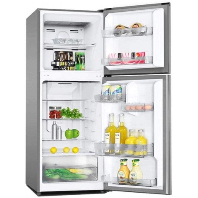 Premium 7.1 Cu. ft. Frost Free Top Freezer Refrigerator in Stainless Steel Look