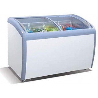 Atosa MMF9112 Angle Curved Top Chest Freezer 12 Cubic Feet