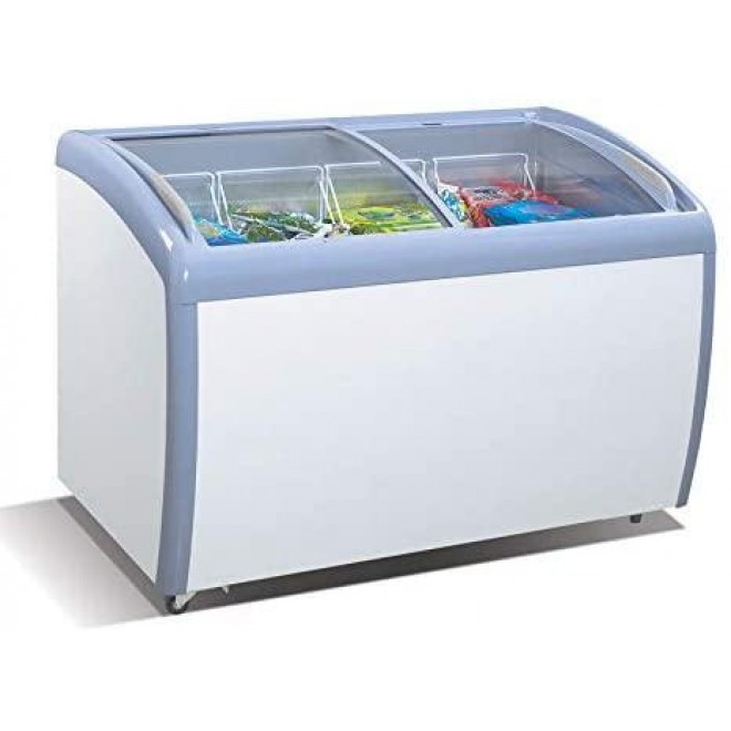 Atosa MMF9112 Angle Curved Top Chest Freezer 12 Cubic Feet