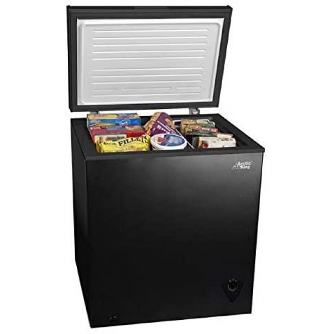 Arctic King 5 Cu ft Chest Freezer, Black