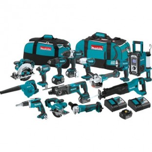 Makita XT1501 18V LXT Lithium-Ion Cordless 15-Piece Combo Kit (3.0Ah) Makita XT1501 18V LXT Lithium-Ion Cordless 15-Piece Combo Kit (3.0Ah)