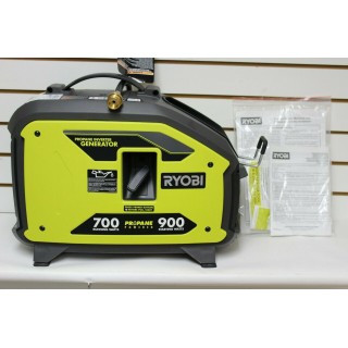 RYOBI 900 WATT PROPANE INVERTER GENERATOR MODEL: #RYI911LP