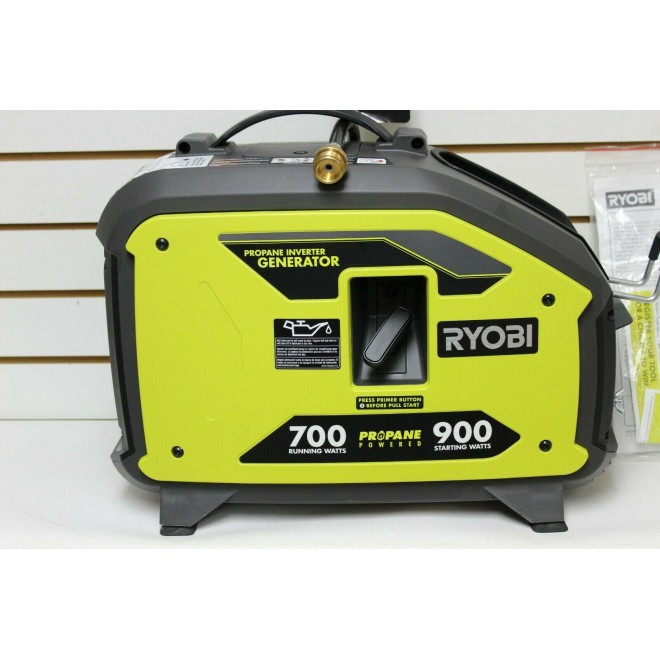 RYOBI 900 WATT PROPANE INVERTER GENERATOR MODEL: #RYI911LP