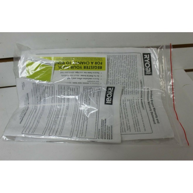 RYOBI 900 WATT PROPANE INVERTER GENERATOR MODEL: #RYI911LP