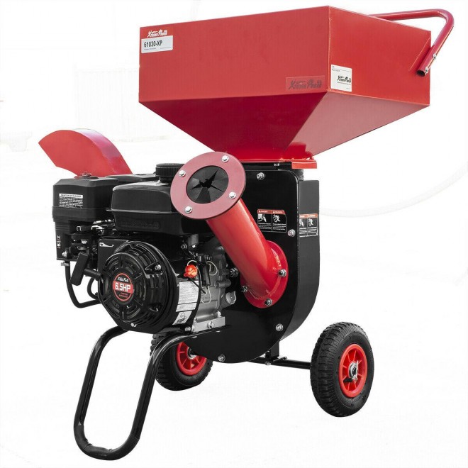 XPUSA 6.5HP Heavy Duty 212cc  Powered 3:1 Pro Wood Chipper Shredder w/ Wheel