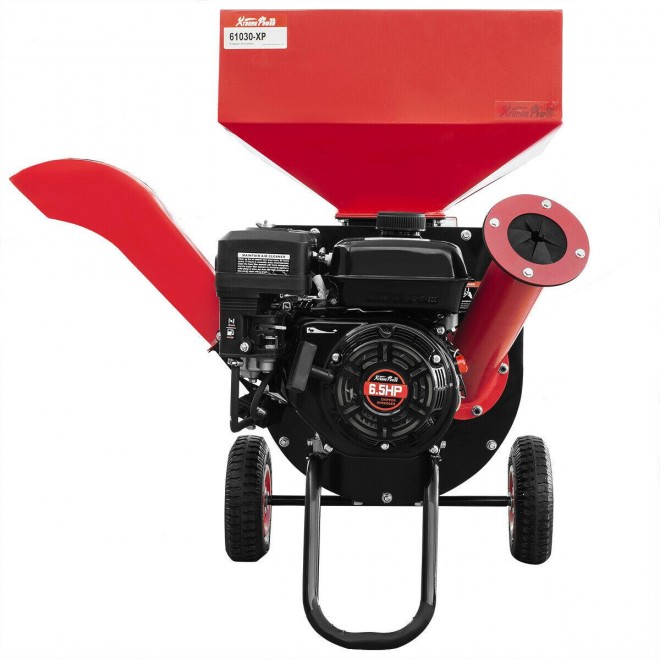 XPUSA 6.5HP Heavy Duty 212cc  Powered 3:1 Pro Wood Chipper Shredder w/ Wheel